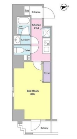 メゾン・ド・ヴィレ本郷3丁目の物件間取画像